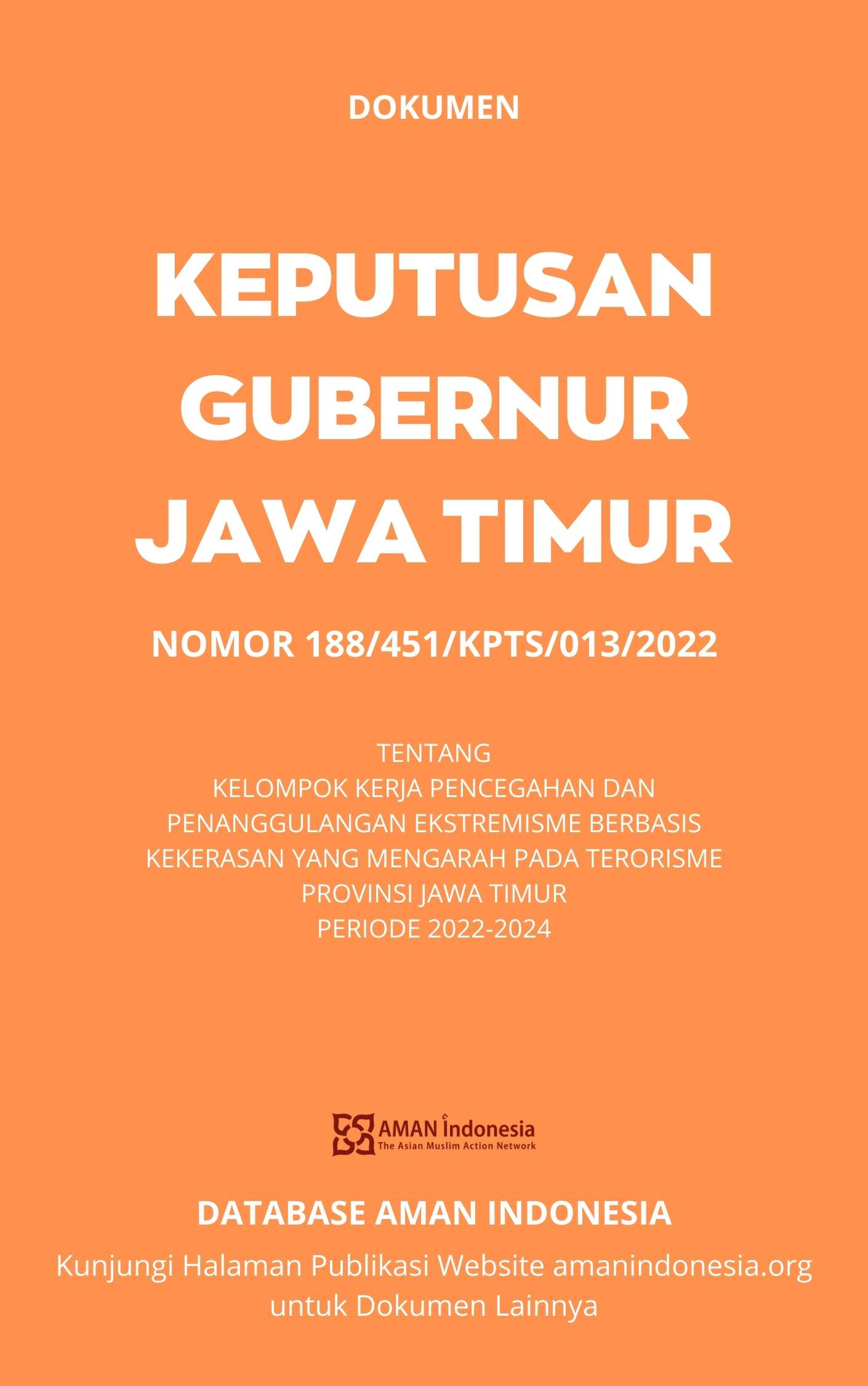 Keputusan Gubernur Jawa Timur Nomor 188451kpts0132022 Aman Indonesia 2132